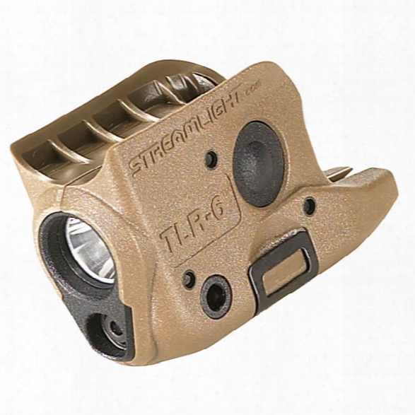 Streamlight Tlr-6 Weapon Mounted Light W/ Integrated Red Aiming Laser, Flat Dark Earth - Red - Male - Included