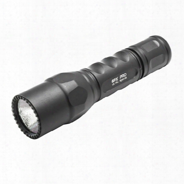 Surefire 6px Pro Dual-output Led Flashlight, 320/15 Lu, (2)123a, Black - Black - Male - Included