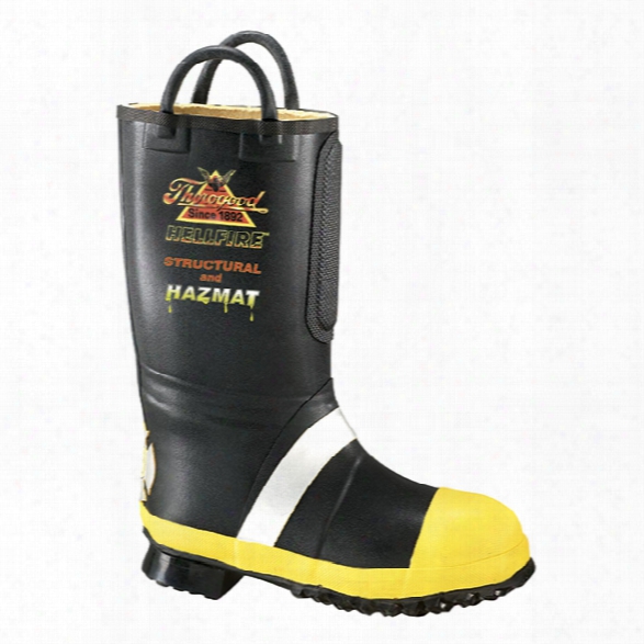 Thorogood 14&qquot; Fire Boots, Insulated Kevlar-lined W/ Calendared Sole, 15, Medium - Yellow - Unisex - Included