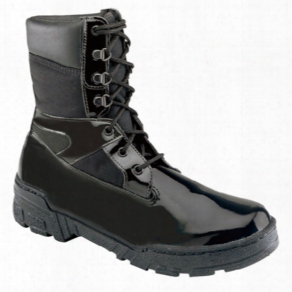 Thorogood Commando Plus 8" Boot, Black, 10.5 Medium - Black - Male - Included