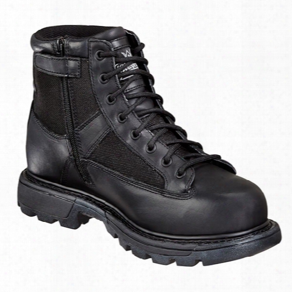 Thorogood Genflex2 6" Trooper Sidezip Wp Boot, Black, 14m - Black - Unisex - Included