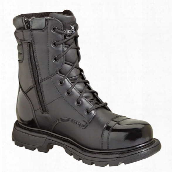 Thorogood Genflex2 8" Sidezip Jump Boot, Black, 10.5m - Black - Male - Included