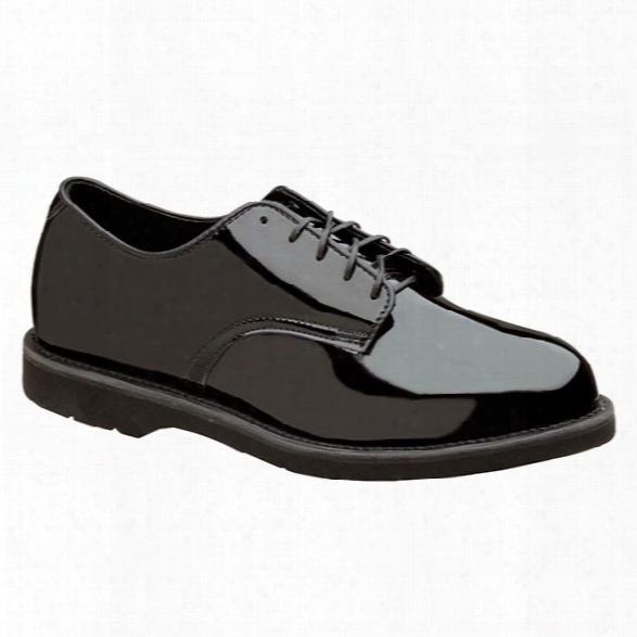 Thorogood Poromeric Oxford, High Gloss Black, 10.5m - Black - Male - Included