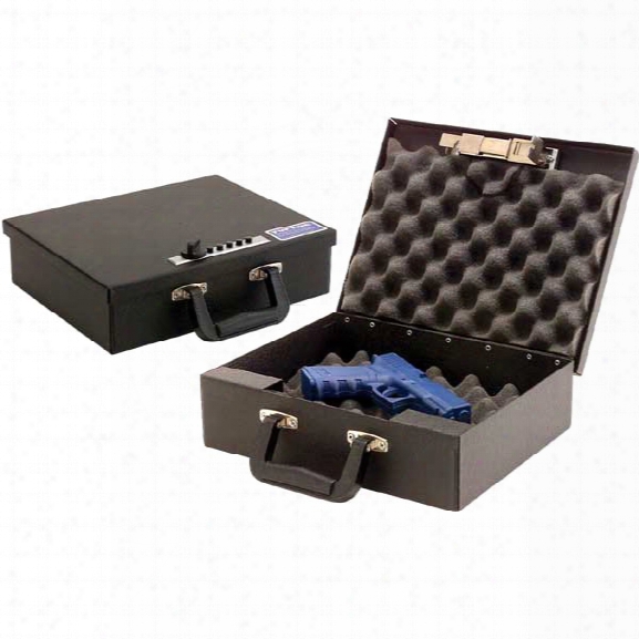 Tufloc Tufbox Briefcase Box W/combination Lock Cylinder - Black - Unisex - Excluded