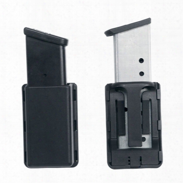 Uncle Mikes Single Mag Case, Large Double Stack, Kydex, 10mm-.45 Caliber - Unisex - Included