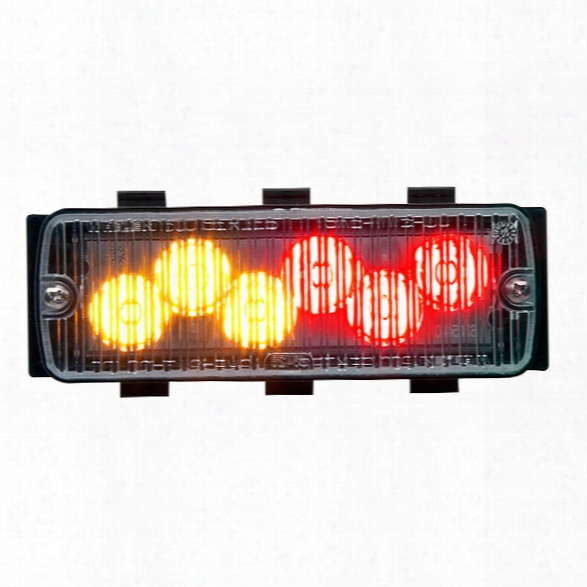 Whelen 500 Series Tir6&trade; Super-led&reg; W/ Sccan-lock&trade; Flash Patterns, Steady & Synchronize Feature, Red/amber Split - Red - Unisex - Excluded