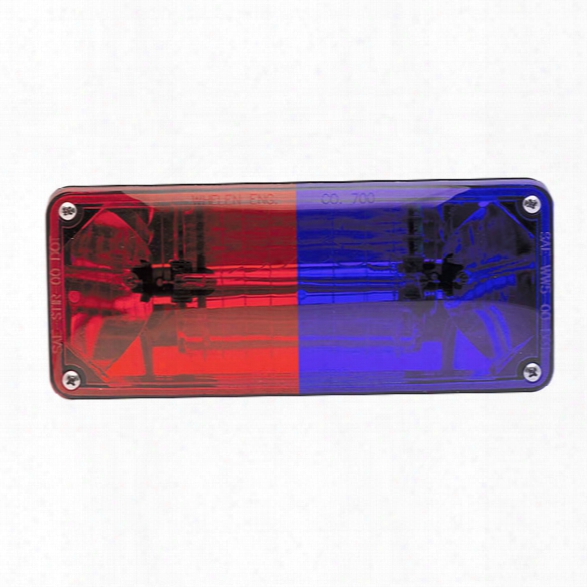 Whelen 700 Ser Strobe Split Red/blue - Red - Unisex - Excluded