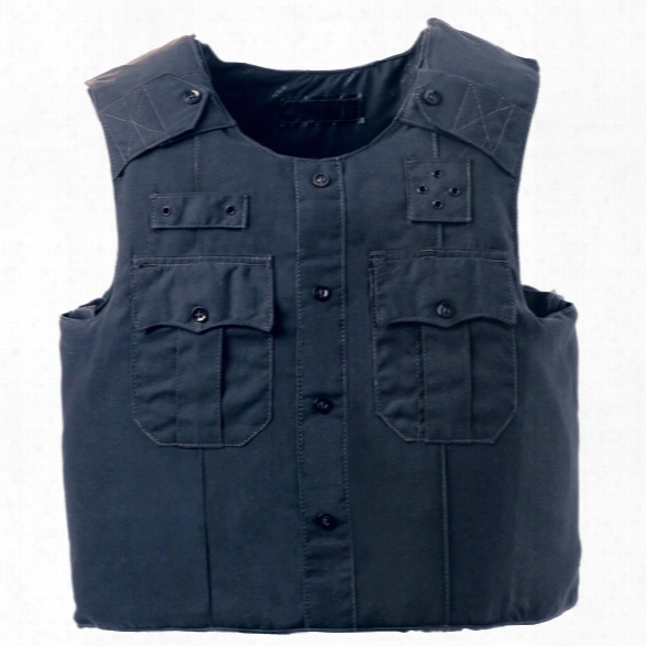 American Body Armor Uniform Shirt Carrier, 2-pocket (spec Color & Panel Size) - Black - Male - Included