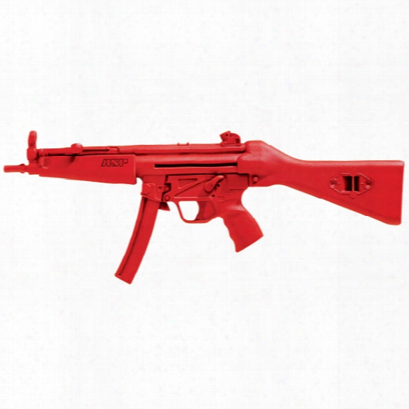 Asp Red Gun, H&k Mp5 - Red - Male - Included