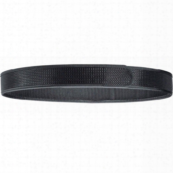 Bianchi 1-1/2" Inner Belt W/hook & Loop Lining, Black Nylon, X-small, 24" - 28" - Black - Unisex - Included