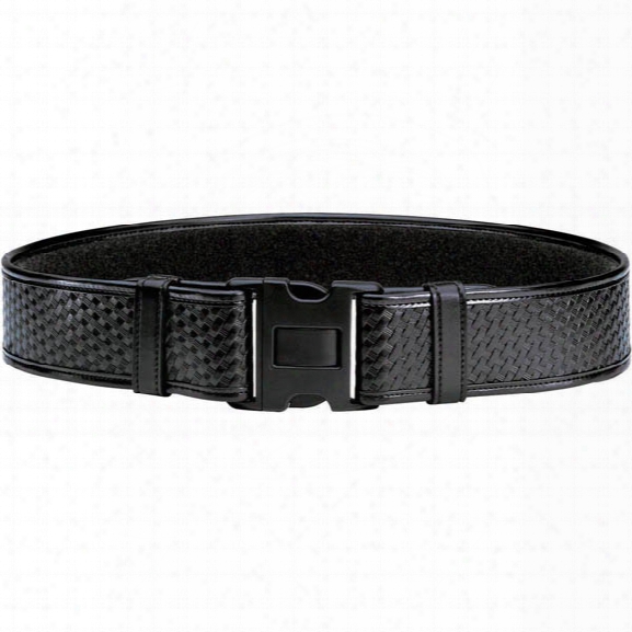 Bianchi 2-1/4" Accumold Elite Tax Belt, Black, Small, 28" - 34", Plain Black - Black - Unisex - Included