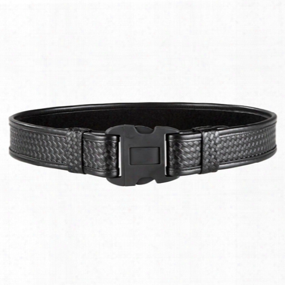 Bianchi 7980 Duty Belt, Plain Black, X-small, 24-28 - Black - Unisex - Included