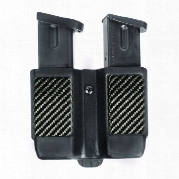 Blackhawk Double Mag Case, Double Stack W/ Carbon Fiber Finish - Carbon - Unisex - Included