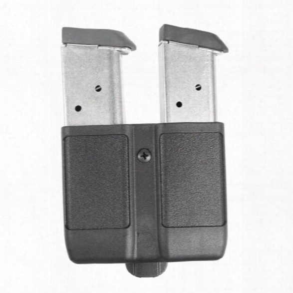 Blackhawk Double Mag Case, Single Stack W/ Matte Finish - Black - Unisex - Included