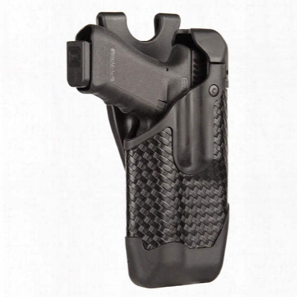 Blackhawk Epoch Level 3 Light Bearing Duty Holster, Matt Black, Lh, Fits Glock 17/22/31 - Carbon - Unisex - Included