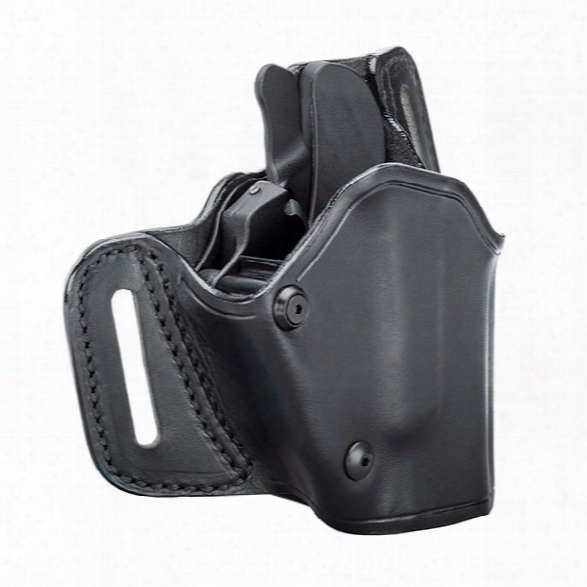 Blackhawk Gripbreak Leather Holster, Plain Black, Lh, Fits Glock 17/19/22/23/26/27/31/32/33 - Black - Unisex - Included