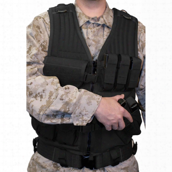 Blackhawk Omega Elite Cross-draw Vest, Black, Right-handed - Black - Male - Included