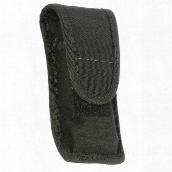 Blackhawk Universal Single Mag Pouch, Cordura Nylon, Single Row, Fits 9mm, .40, .45 - Black - Unisex - Included