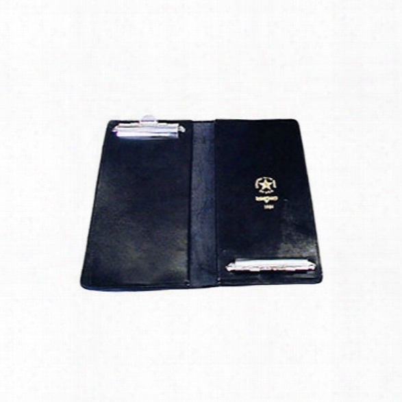 Boston Leather Double Citation Book With Clip, 5-1/2" X 11-5/8" - Male - Included