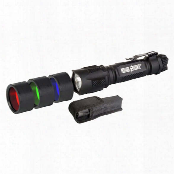 Brite-strike Hunter Pro Kit, Includes Bd-198-hls-2c Flashlight, Holster & 3 Color Lenses (red, Green, Blue) - Blue - Male - Included