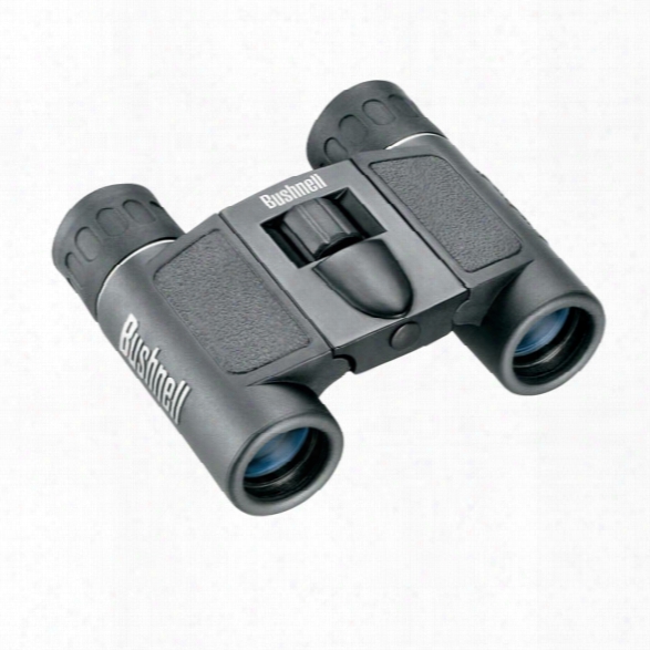 Bushnell Powerview Compact Binoculars, 16x32mm Black Roof Prism - Black - Unisex - Included