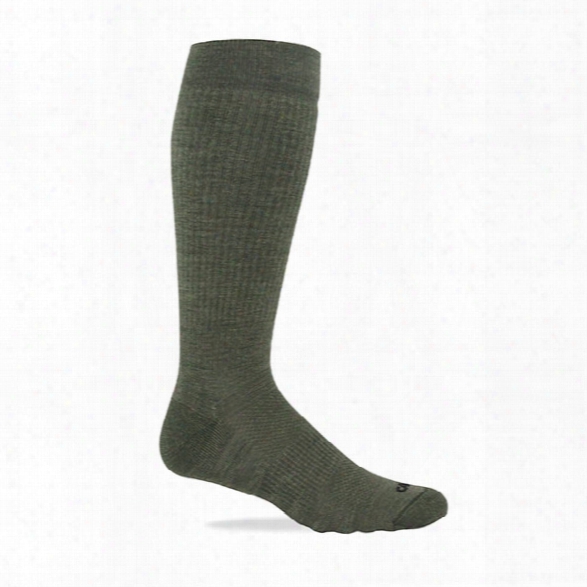 Cavu Boot Sock, Foliage Green, Lg - Wool - Male - Included