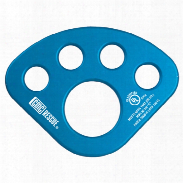 Cmc Rescue Anchor  Plate, Aluminum, Blue - Blue - Male - Included