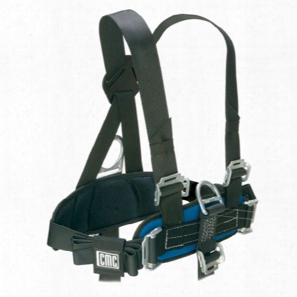 Cmc Rescue Proseries Chesy Harness, Black/blue - Black - Unisex - Included