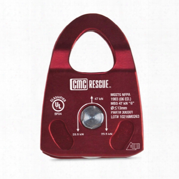 Cmc Rescue Rescue Pulley, Single, Burgundy - Male - Included