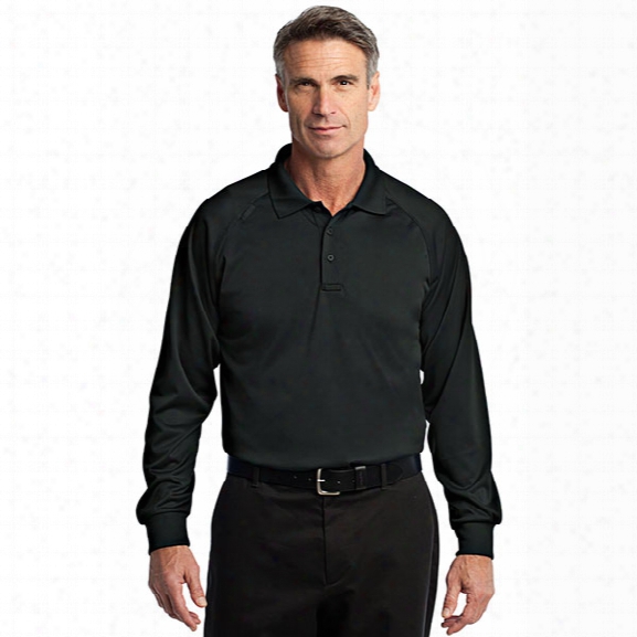 Cornerstone Performance Tactical Polo Long-sleeve, Black, 2x-large - Black - Male - Included