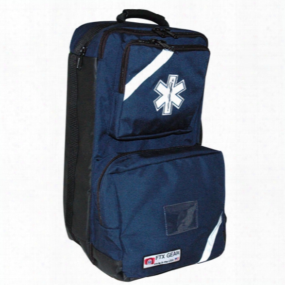 Fieldtex Products, Inc O2/trauma/aed Backpack, Navy - Blue - Male - Included