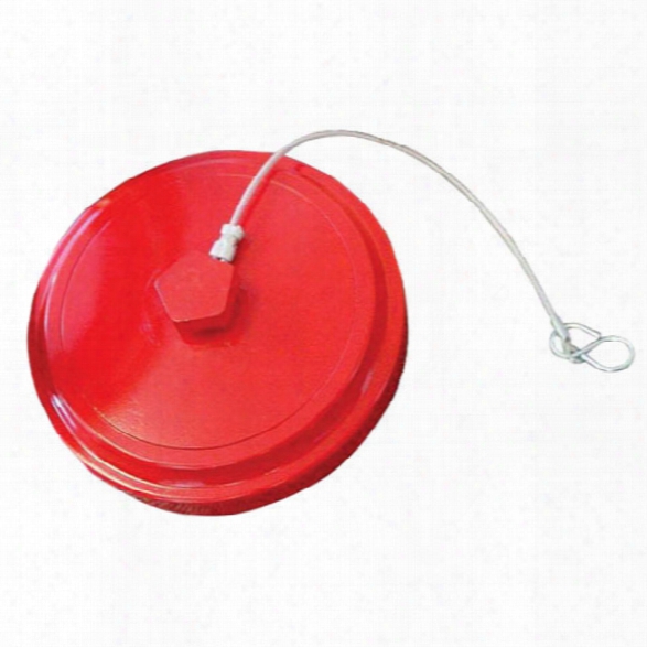 Kochek Hydrant Conversion Cap W/ Cable, 2-1/2" - Red - Unisex - Included