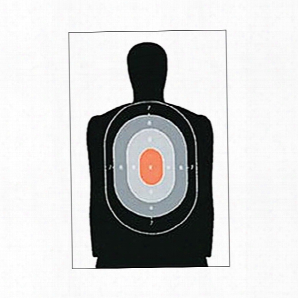 Law Enforcement Targets State Of North Carolina Paper Target, Criminal Justice Academy, 25/pk - Orange - Unisex - Included