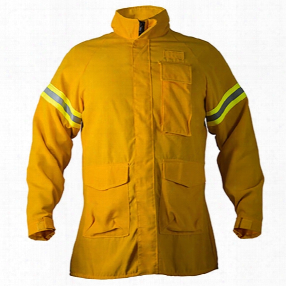 Pgi Fireline Ground Pounder (classic) Coat, Nomex Iiia, 6 Oz., Yellow, 2x - Yellow - Male - Included