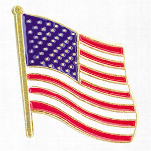 Smith & Warren Usa Flag Lapel Pin - Red - Unisex - Included