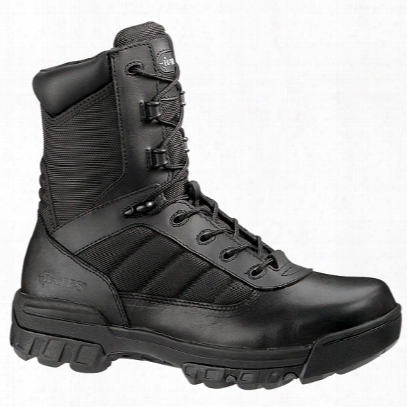 Bates 8" Womens Tactical Boot Sport Side Zip 10m - Black - Amle - Included