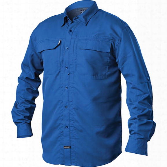 Blackhawk Tacconvertible Ls Shirt, Admiral Blue, 2x-large - Blue - Male - Included