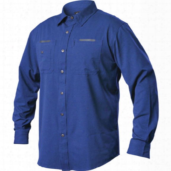 Blackhawk Tacflow Ls Shirt, Admiral Blue, 2x-large - Blue - Male - Included