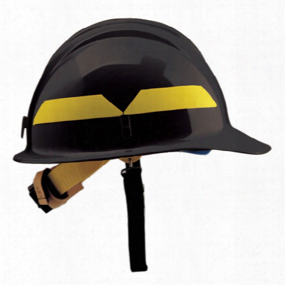 Bullard Wildland Fire Helmet, Cap Style W/ Ratchet Suspension, Black - Lime - Male - Excluded