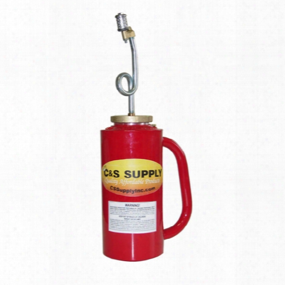 C&s Supply Dot/osha Drip Torch, Red, 1.25 Gallons - Red - Male - Included