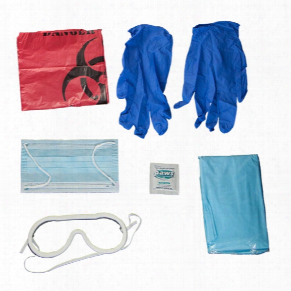 Certified Safety Bloodborne Pathogen Personal Protection Kit - Unisex - Included