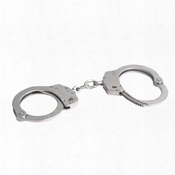 Cts-thompson 1010 Series Stainless Steel Chain Link Handcuffs - Unisex - Included