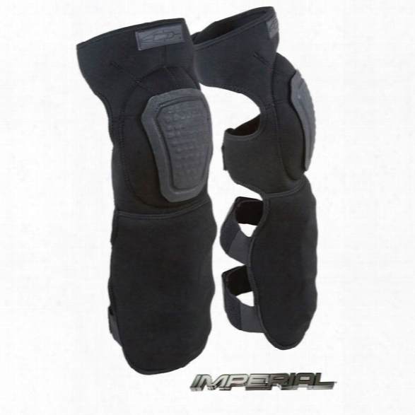 Damascus Dnsg Imperial Neoprene Knee/shin Guards W/ Non-slip Knee Caps, Black - Black - Unisex - Included