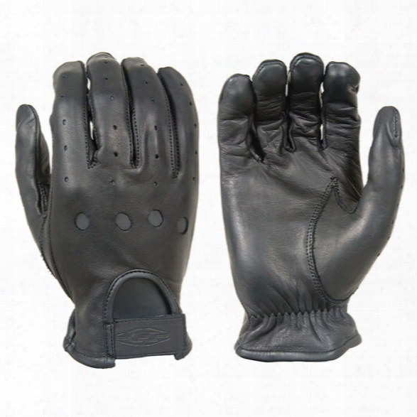 Damascus Transit Gloves, Leather Driving Gloves, Full Finger, 2x-large - Full Finger - Male - Included