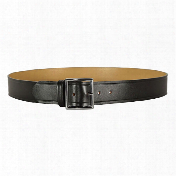 Dutyman 1611 1.75" Ga Rrison Belt, Plain Black, Standard Gold Buckle, 28" - Black - Unisex - Included