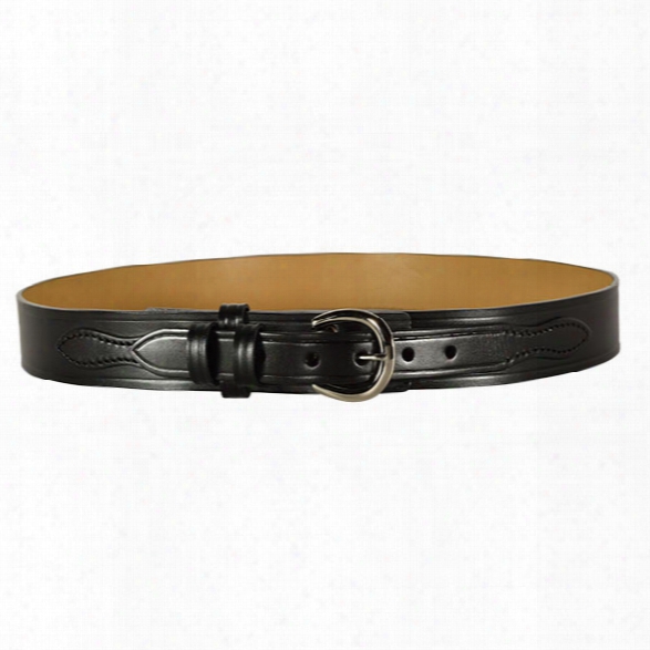 Dutyman 1711 1.75" Ranger Belt, Plain Black, Standard Gold Buckle, 28" - Black - Unisex - Included