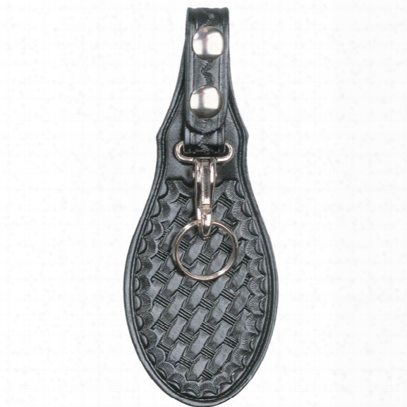 Dutyman 2011 Key Ring Scabbard, Plain Black, Gold Snaps - Black - Unisex - Included