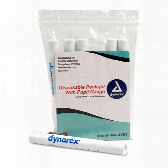 Dynarex (6pk) Dynarex Disposable Penlights - Unisex - Included