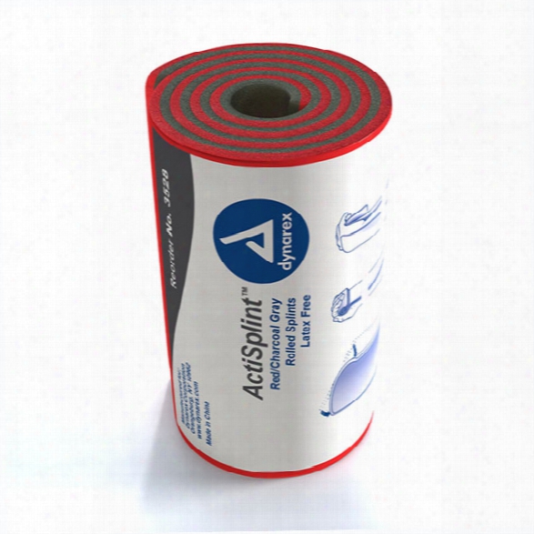 Dynarex Actisplint Rolled Splint - Red - Unisex - Included