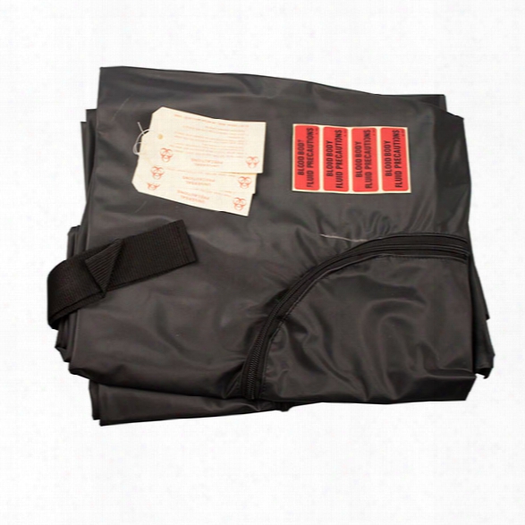 Dynarex Heavy Duty Black Body Bag, Adult, 36in X 90in - Black - Unisex - Included